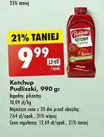 Biedronka Ketchup łagodny Pudliszki oferta