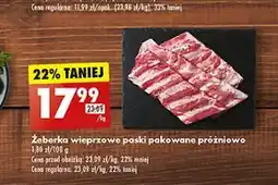 Biedronka Żeberka paski oferta