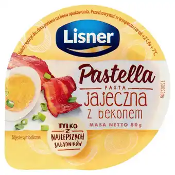 Delikatesy Centrum Lisner Pastella Pasta jajeczna z bekonem 80 g oferta