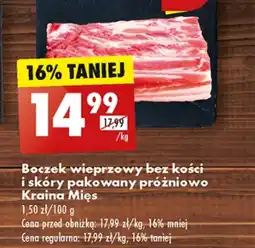 Biedronka Boczek bez kości Kraina Mięs oferta