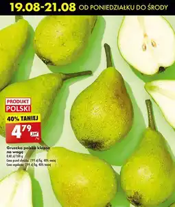 Biedronka Gruszki klapsy oferta