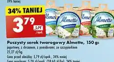 Biedronka Serek ze szczypiorkiem i cebulą Hochland Almette oferta
