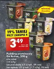 Biedronka Pudding proteinowy słony karmel Go Active oferta