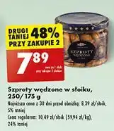 Biedronka Szproty wędzone oferta