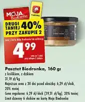 Biedronka Pasztet z dzikiem Biedronka oferta