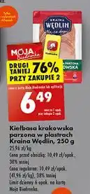 Biedronka Kiełbasa krakowska parzona Kraina Wędlin oferta