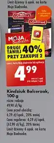 Biedronka Kindziuk z czosnkiem Balcerzak oferta