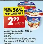 Biedronka Jogurt truskawka Zott Jogobella oferta