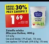 Biedronka Zsiadłe mleko Mleczna Dolina oferta