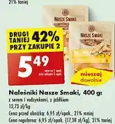 Biedronka Naleśniki z serem i rodzynkami Nasze Smaki oferta