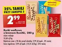 Biedronka Rurki z kremem śmietankowym Bonitki oferta