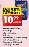 Biedronka Wafelek mleczny Grześki oferta