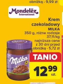 Carrefour Krem czekoladowo-orzechowy Milka oferta
