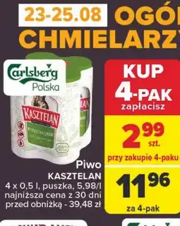 Carrefour Piwo Kasztelan Niepasteryzowane oferta
