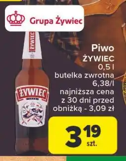 Carrefour Piwo Żywiec Jasne Pełne oferta