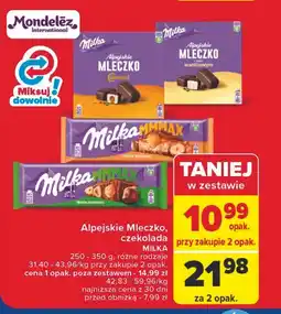 Carrefour Czekolada whole hazelnuts Milka Mmmax oferta