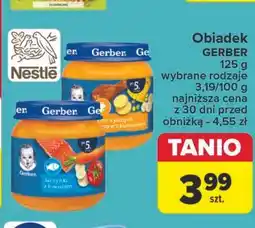 Carrefour Obiadek jarzynki z łososiem Gerber oferta