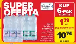 Carrefour Woda lekko gazowana Primavera oferta