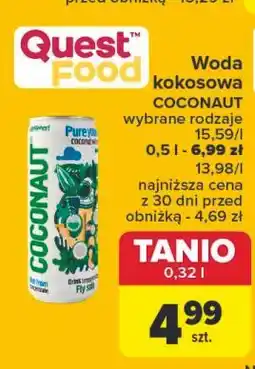 Carrefour Woda kokosowa Coconaut oferta
