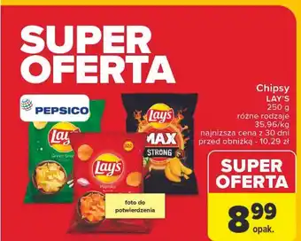 Carrefour Chipsy zielona cebulka Lay's oferta