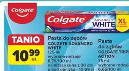 Carrefour Pasta do zębow Colgate Advanced White oferta