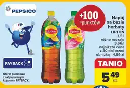 Carrefour Herbata mrożona mango Lipton Green Ice Tea oferta
