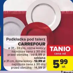 Carrefour Podkładka pod talerz Carrefour oferta