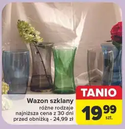 Carrefour Wazon szklany oferta
