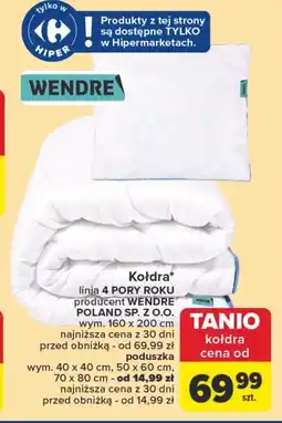 Carrefour Poduszka 4 pory roku wym. 70 x 80 cm Wendre oferta