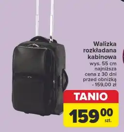 Carrefour Walizka rozkładana kabinowa 55 cm oferta