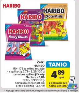 Carrefour Żelki kwaśne Haribo Złote Misie oferta