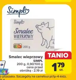 Carrefour Smalec wieprzowy Simpl oferta