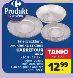 Carrefour Talerz szklany Carrefour oferta