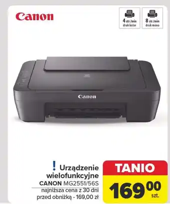 Carrefour Urządzenie wielofunkcyjne pixma mg 2551 Canon oferta