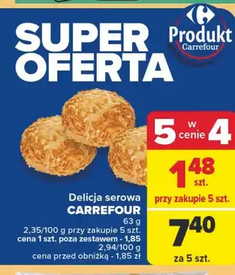 Carrefour Delicja serowa Carrefour oferta