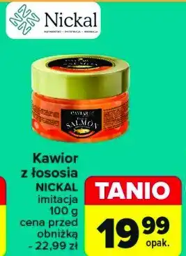 Carrefour Kawior z łososia Nickal oferta