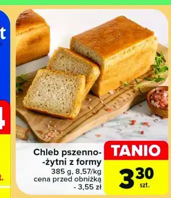 Carrefour Chleb pszenno-żytni z formy oferta