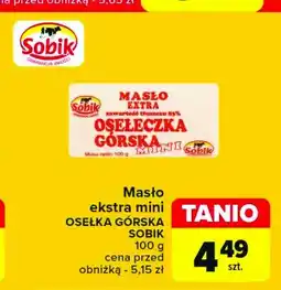 Carrefour Masło extra Sobik oferta
