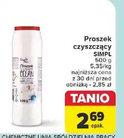 Carrefour Proszek do szorowania ocean Simpl oferta