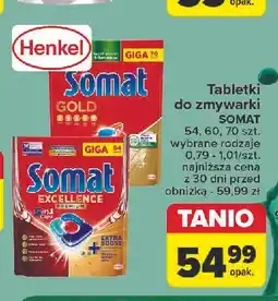 Carrefour Tabletki do zmywarki Somat Gold oferta