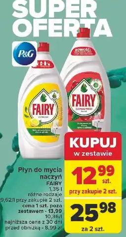 Carrefour Płyn do mycia naczyń granat Fairy oferta