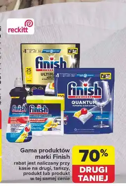Carrefour Środek do czyszczenia zmywarek lemon Finish Do Czyszczenia Zmywarek oferta