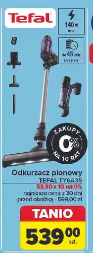 Carrefour Odkurzacz ty6a35 Tefal oferta