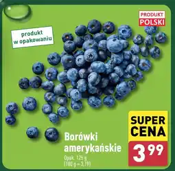 ALDI Borówki amerykańskie oferta