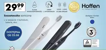 Biedronka Szczoteczka soniczna Hoffen oferta