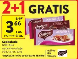 Intermarche Czekolada GOPLANA, 90 g oferta