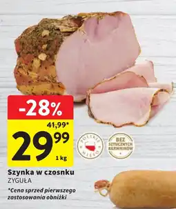 Intermarche Szynka w czosnku ZYGUŁA, 1 kg oferta