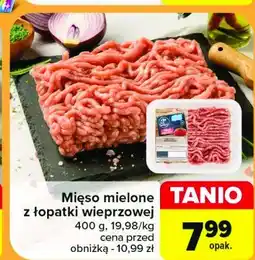 Carrefour Market Mięso mielone z łopatki wieprzowej Carrefour targ świeżości oferta