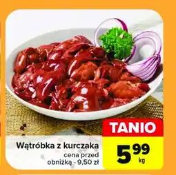 Carrefour Market Wątróbka z kurczaka oferta