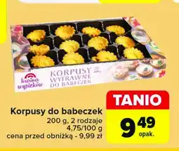 Korpusy do babeczek Kraina wypieków